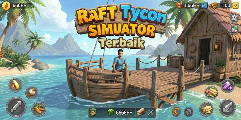 Tangkapan layar gameplay 666FF menampilkan keseruan membangun bisnis Tycoon.