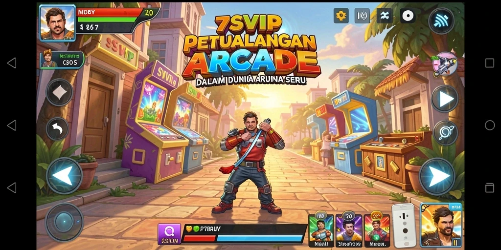 Tampilan utama gameplay 7SVIP yang seru dan menantang.