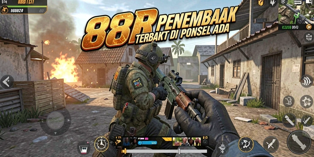 Tampilan gameplay yang mendebarkan dalam 888R dengan grafis menawan.