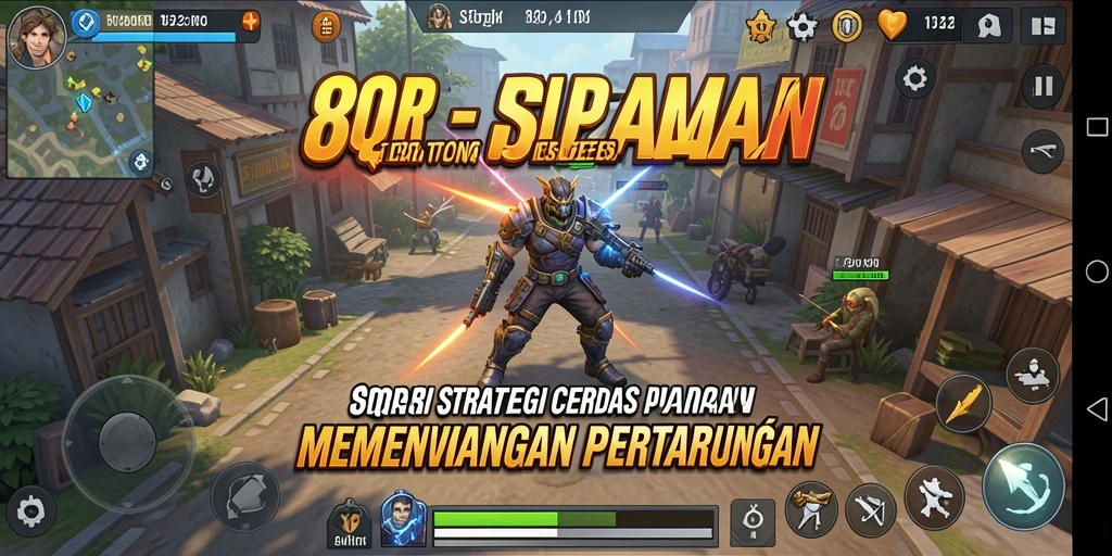 Gameplay seru 8QR dengan strategi yang menegangkan.