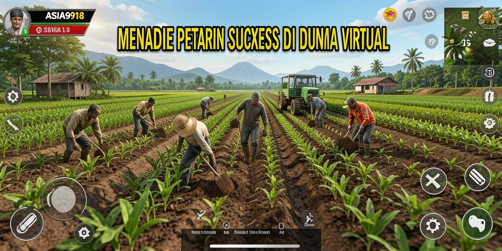 Tampilan gameplay ASIA918 yang menarik dan realistis dalam bertani.
