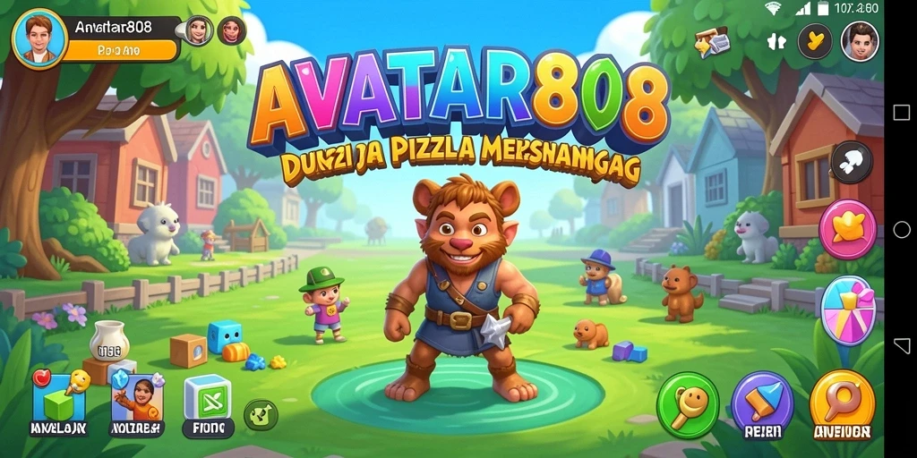Tampilan gameplay yang seru dan penuh tantangan di AVATAR808.