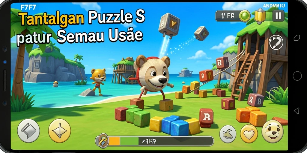 Tangkap momen seru gameplay teka-teki F7F7.