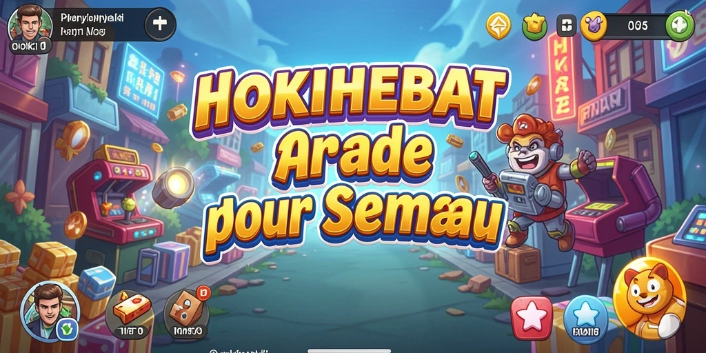 Tampilan gameplay menarik dalam HOKIHEBAT yang penuh aksi.