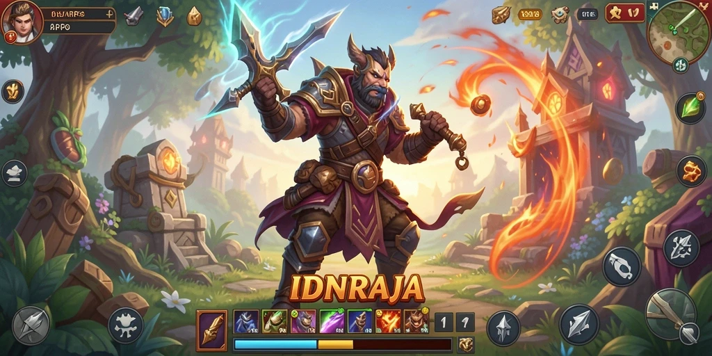 Tangkapan layar gameplay ARPG IDNRAJA yang seru dan menarik.
