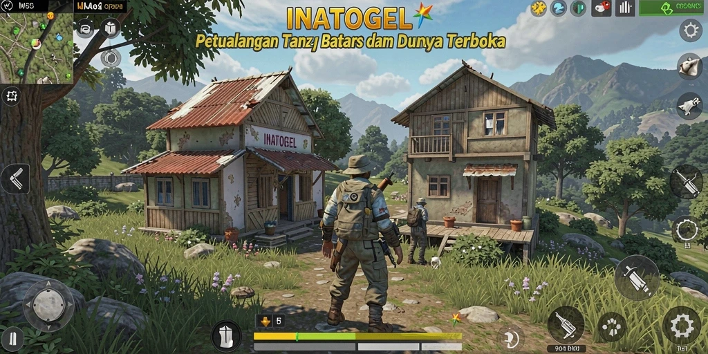 Tangkapan layar menampilkan dunia terbuka INATOGEL dengan petualangan mendebarkan.