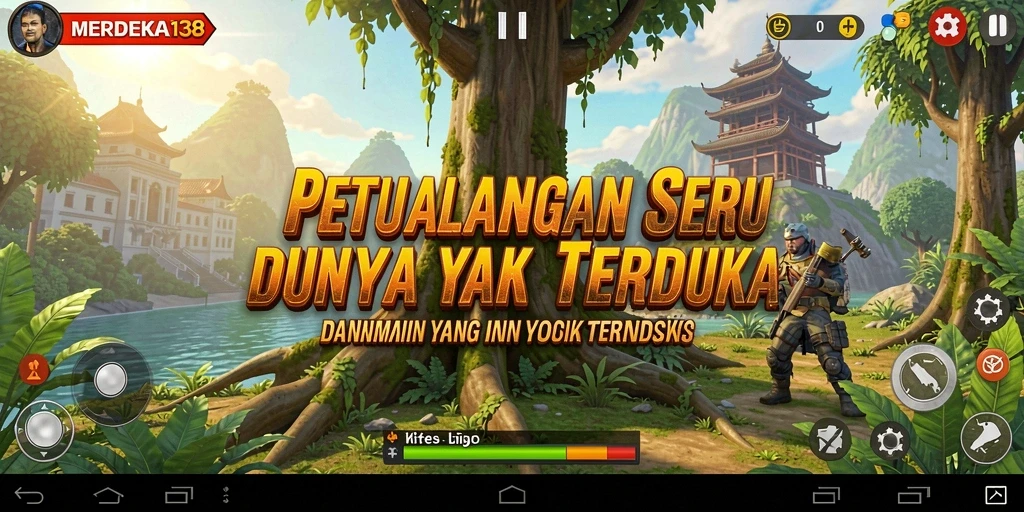 Gameplay seru dengan grafik menawan di MERDEKA138.