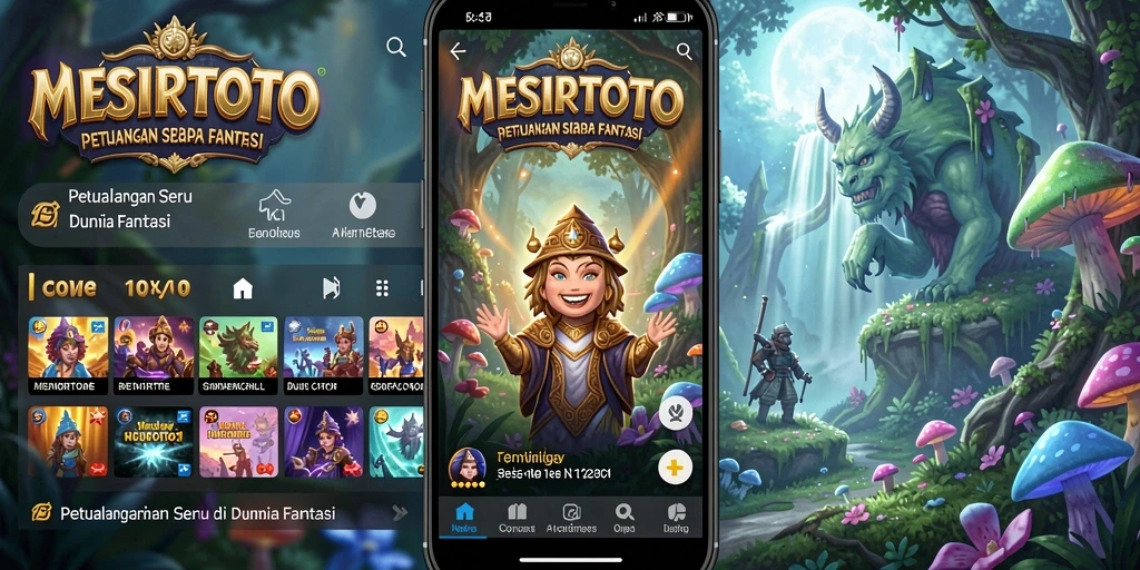 Screenshot gameplay MESIRTOTO menampilkan petualangan yang mendebarkan.