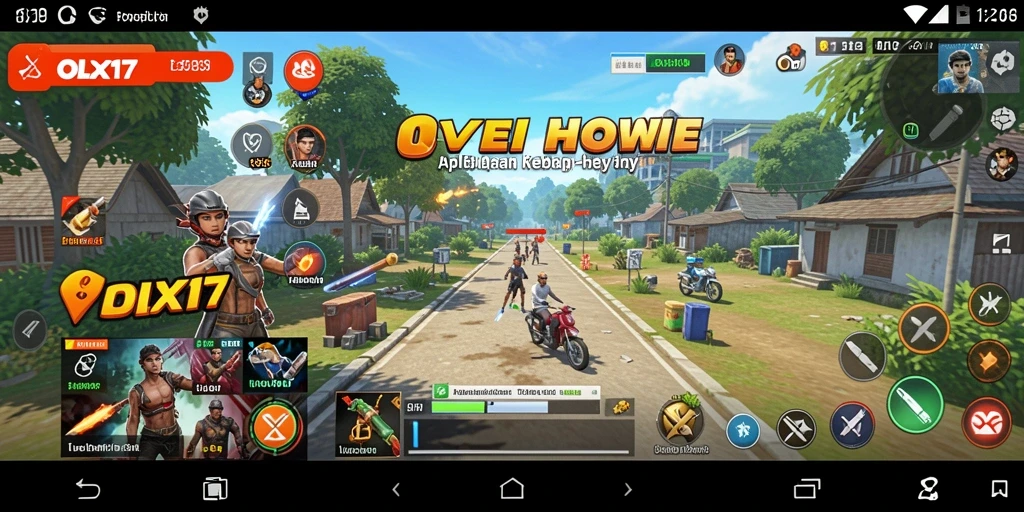 Tampilan antarmuka OLX17 yang intuitif dan menarik.