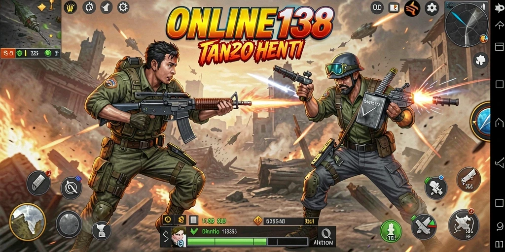 Tampilan gameplay mendebarkan dari ONLINE138 yang penuh aksi.