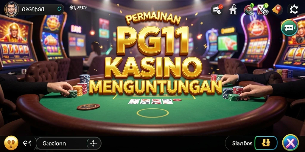 Tampilan gameplay PG11 yang menarik di dunia kasino.