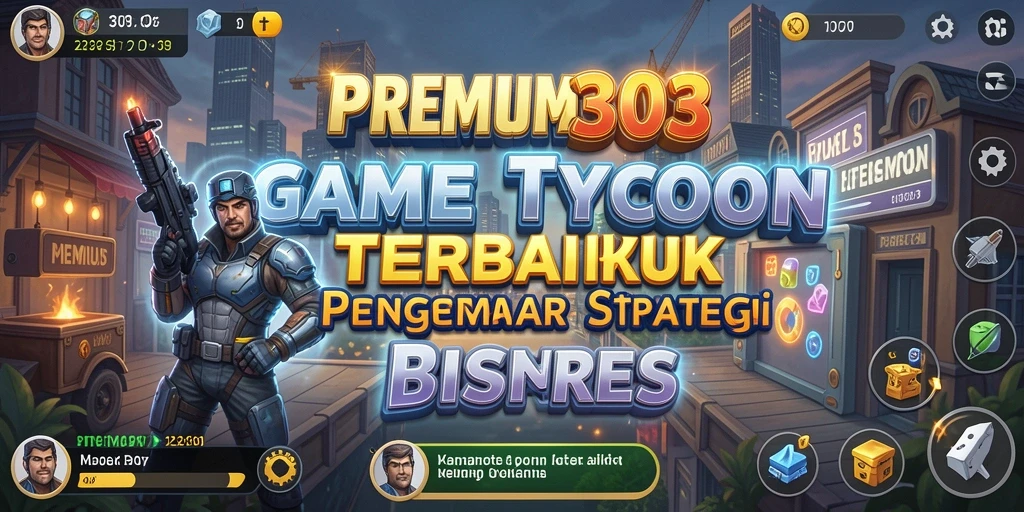 Screenshot game PREMIUM303 yang menampilkan strategi bisnis yang menarik.