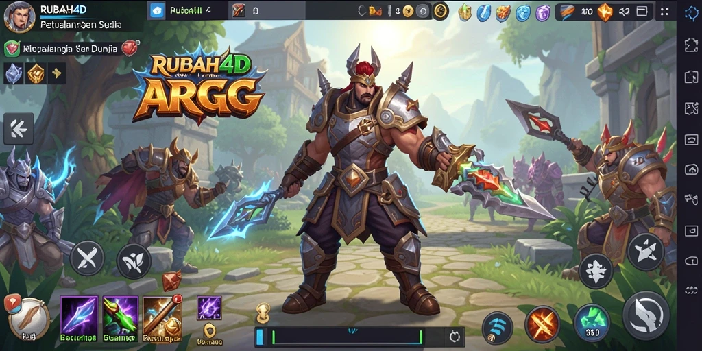 Tangkapan layar gameplay <strong>RUBAH4D</strong> yang menunjukkan aksi pertempuran seru.